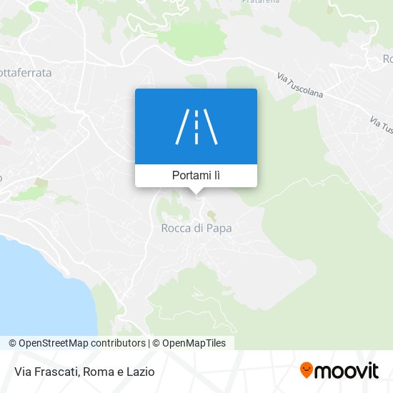 Mappa Via Frascati
