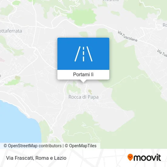 Mappa Via Frascati
