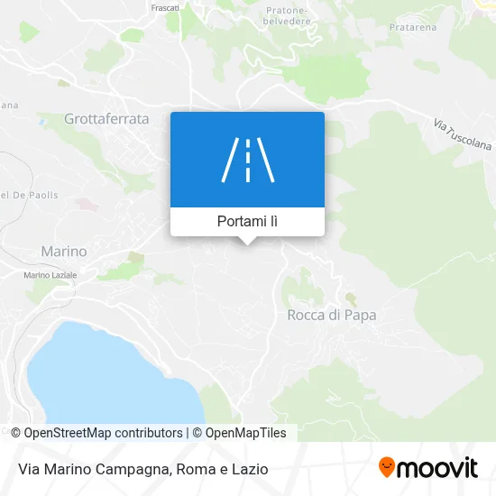 Mappa Via Marino Campagna