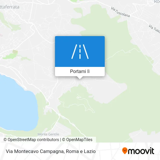 Mappa Via Montecavo Campagna