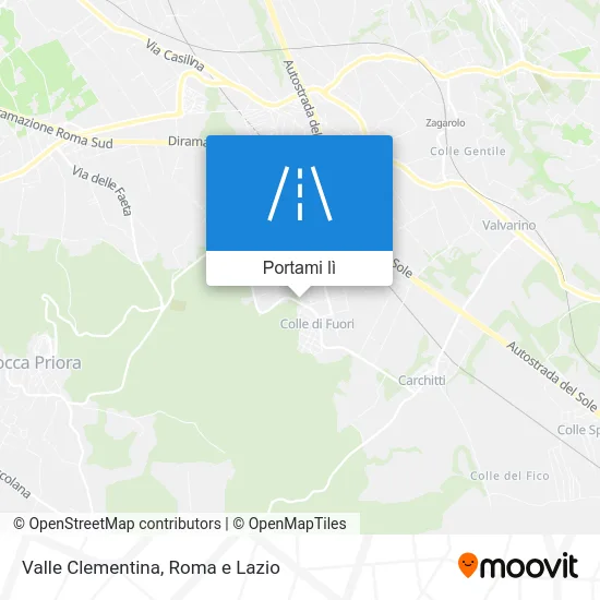 Mappa Valle Clementina