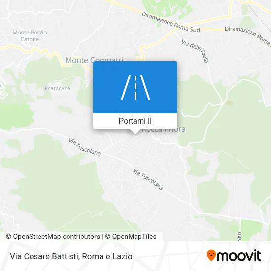 Mappa Via Cesare Battisti