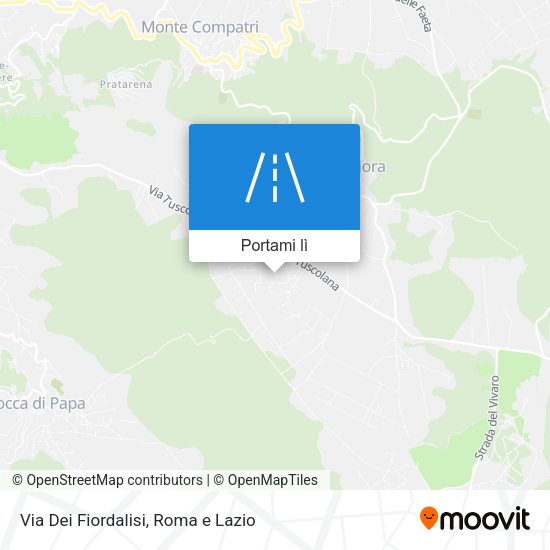 Mappa Via Dei Fiordalisi