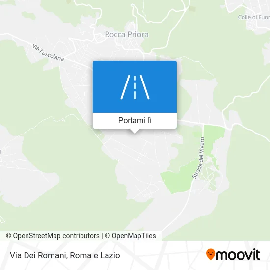 Mappa Via Dei Romani