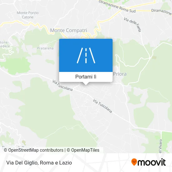 Mappa Via Del Giglio