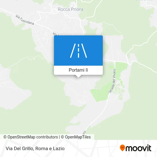 Mappa Via Del Grillo