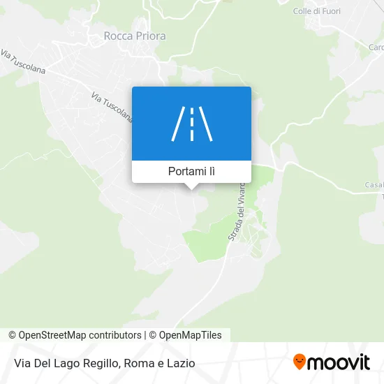 Mappa Via Del Lago Regillo