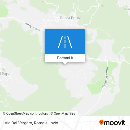 Mappa Via Del Vergaro