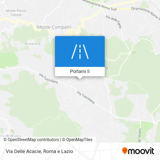 Mappa Via Delle Acacie