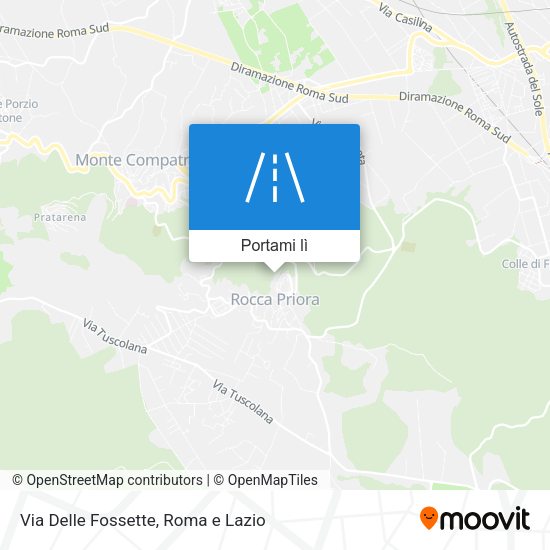 Mappa Via Delle Fossette