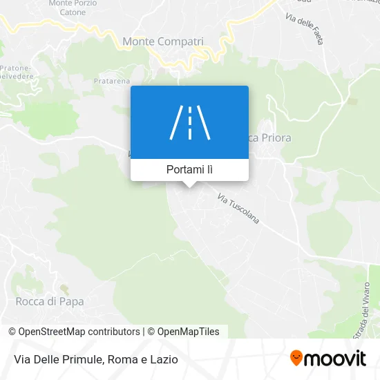 Mappa Via Delle Primule