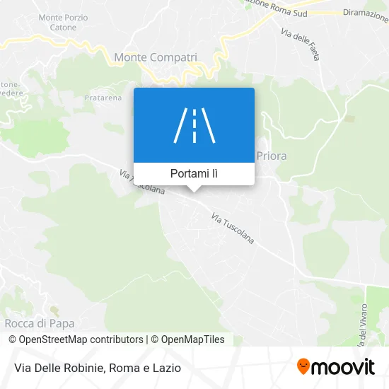 Mappa Via Delle Robinie