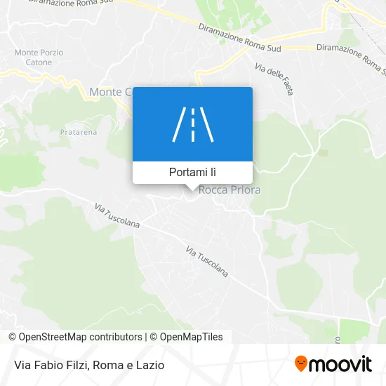 Mappa Via Fabio Filzi