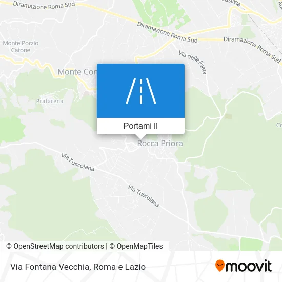 Mappa Via Fontana Vecchia