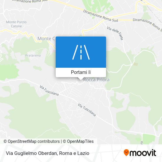 Mappa Via Guglielmo Oberdan