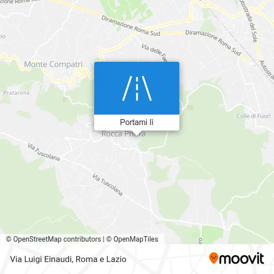 Mappa Via Luigi Einaudi