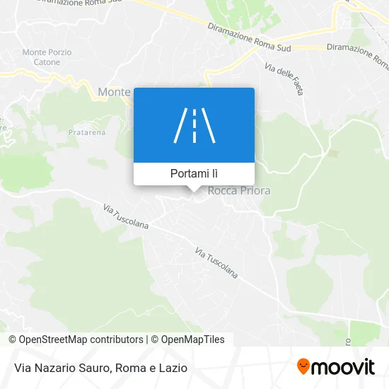 Mappa Via Nazario Sauro