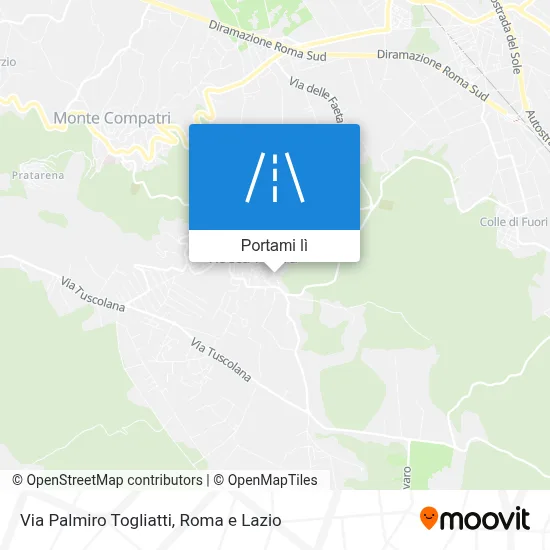 Mappa Via Palmiro Togliatti