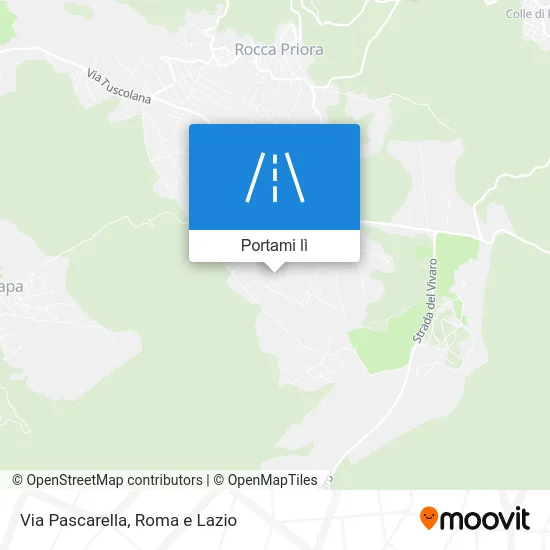 Mappa Via Pascarella