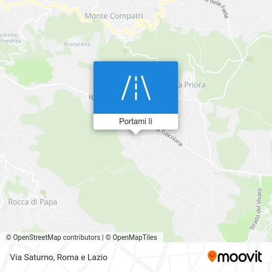 Mappa Via Saturno