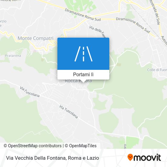 Mappa Via Vecchia Della Fontana
