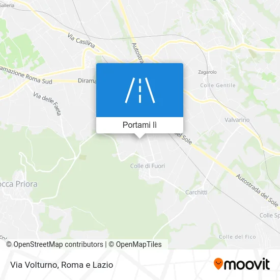 Mappa Via Volturno
