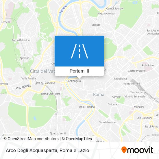 Mappa Arco Degli Acquasparta