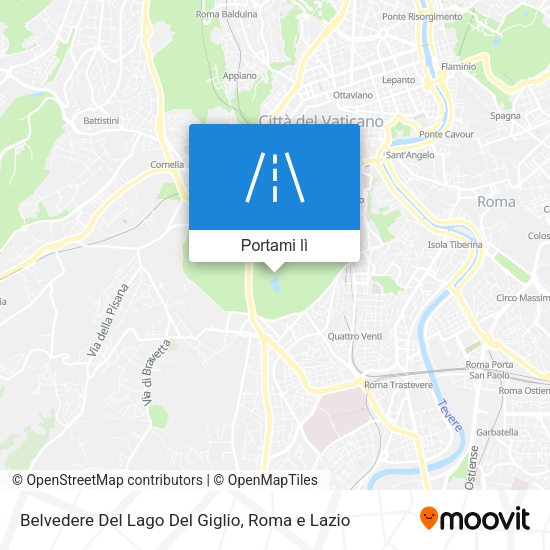 Mappa Belvedere Del Lago Del Giglio
