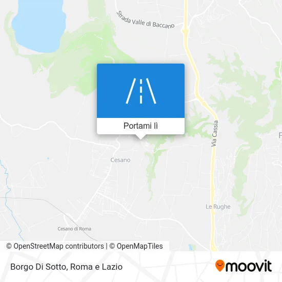 Mappa Borgo Di Sotto