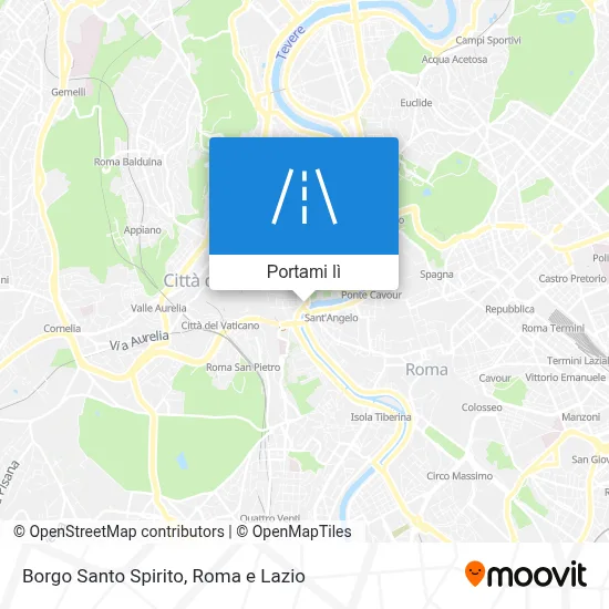 Mappa Borgo Santo Spirito