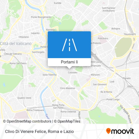 Mappa Clivo Di Venere Felice