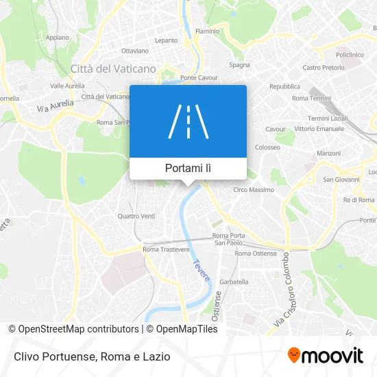 Mappa Clivo Portuense