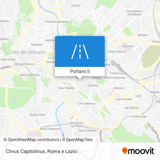 Mappa Clivus Capitolinus