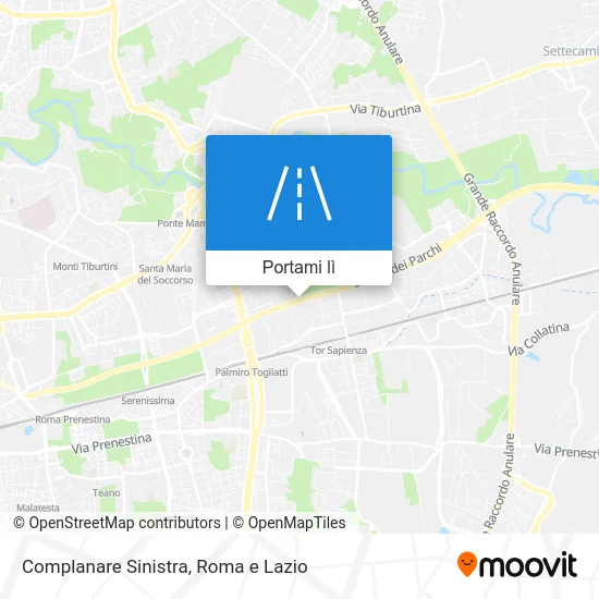 Mappa Complanare Sinistra