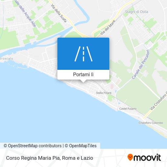 Mappa Corso Regina Maria Pia