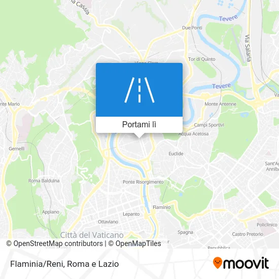 Mappa Flaminia/Reni