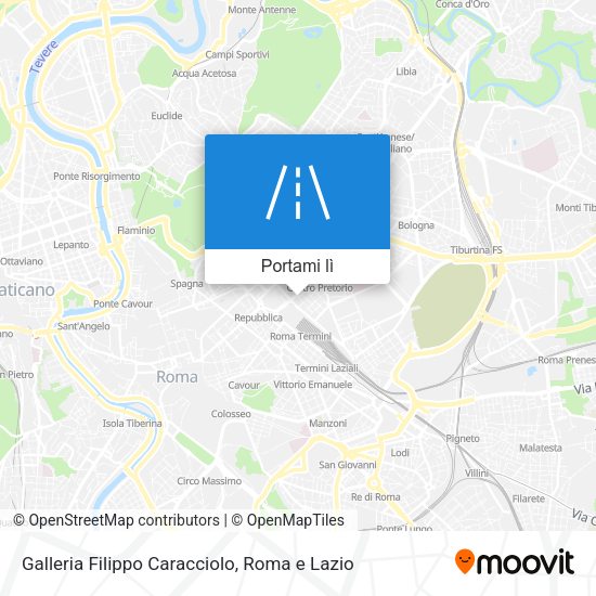 Mappa Galleria Filippo Caracciolo