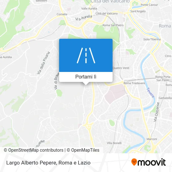 Mappa Largo Alberto Pepere