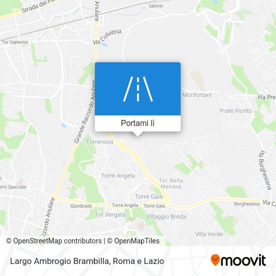 Mappa Largo Ambrogio Brambilla