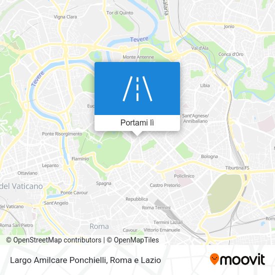 Mappa Largo Amilcare Ponchielli