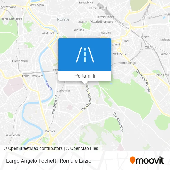Mappa Largo Angelo Fochetti