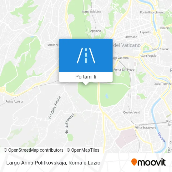 Mappa Largo Anna Politkovskaja