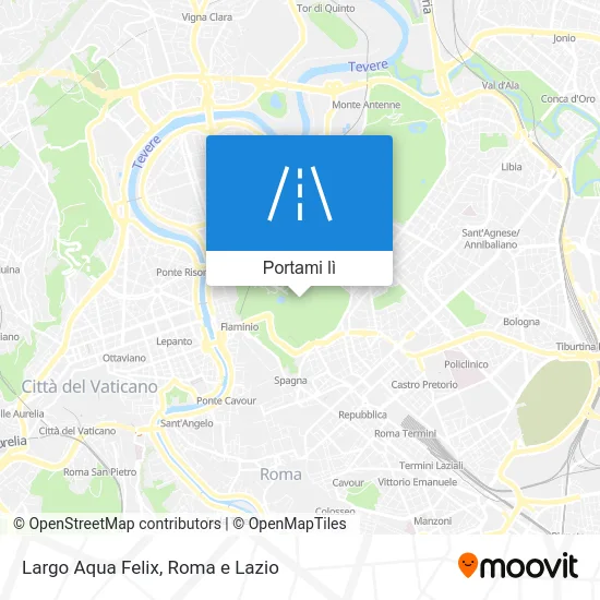 Mappa Largo Aqua Felix