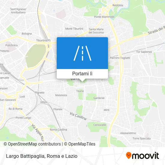 Mappa Largo Battipaglia