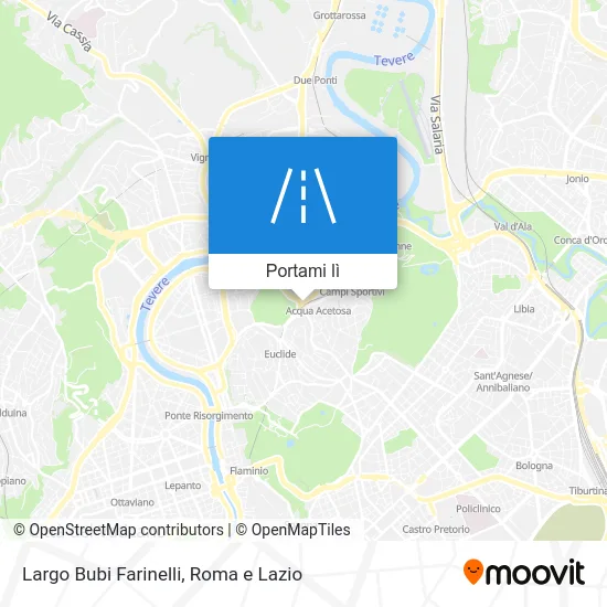 Mappa Largo Bubi Farinelli