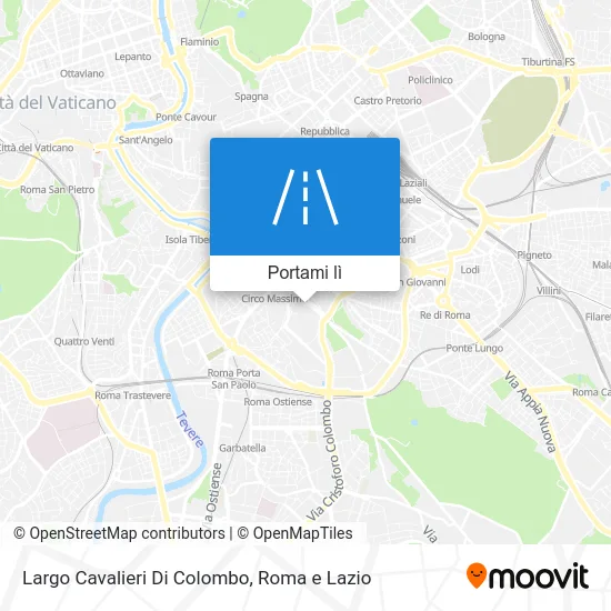 Mappa Largo Cavalieri Di Colombo