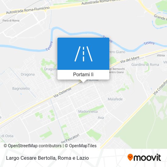 Mappa Largo Cesare Bertolla