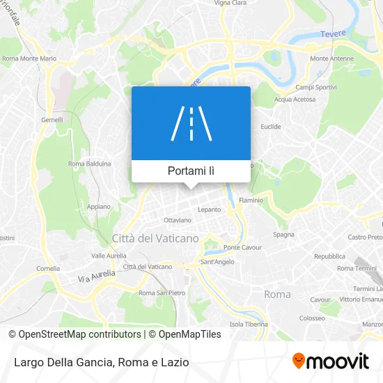 Mappa Largo Della Gancia