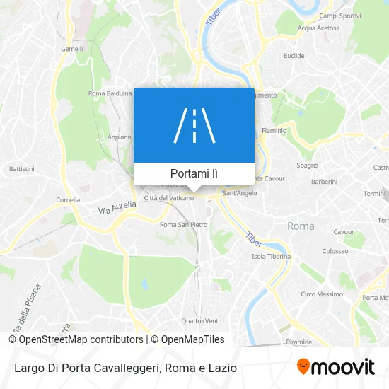 Mappa Largo Di Porta Cavalleggeri