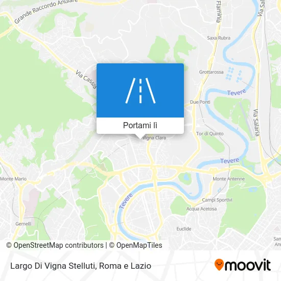 Mappa Largo Di Vigna Stelluti